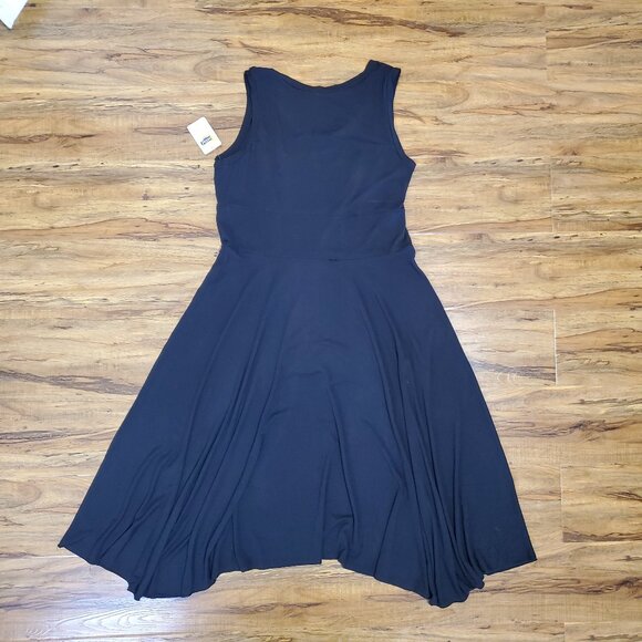 NWT Softwear By Mark Singer Asymmetric Flowy Dress Sleeveless Midi Tank Dress - Picture 2 of 11